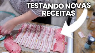 VOCÊS PRECISAM FAZER ESSA CARNE FICA UM ESPETÁCULO MERCADO BRASILEIRO😅 ELE QUE COME E EU QUE ENGORDO [upl. by Derriey]