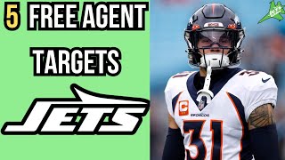 The Jets MUST Target These 5 Free Agents [upl. by Hsac]