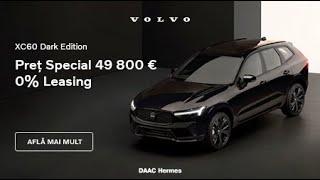 OFERTA LIMITATĂ VOLVO XC60 DARK EDITION [upl. by Eatnwahs]