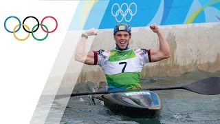 Joseph Clarke wins Gold in the Mens Kayak Canoe Slalom [upl. by Fairman915]