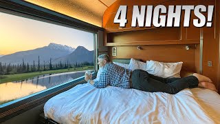 FIRST CLASS TRAIN Across Canada 🇨🇦 4 Nights 97 Hours [upl. by Kreager]