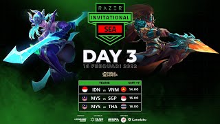 RAZER INVITATIONAL  SEA NATIONAL SHOWDOWN 2022  MLBB  INDONESIA vs VIETNAM  DAY 3 [upl. by Yendic]