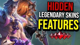 All HIDDEN Legendary Skins Features  League of Legends [upl. by Tram645]