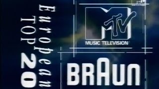 MTV European Top 20  Intro 1992 [upl. by Matthaeus]