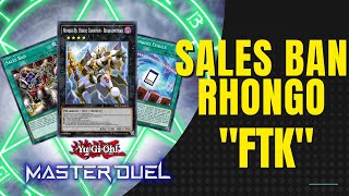 The Master Duel Sales Ban Rhongomyniad quotFTKquot【Gimmick Deck Showcase】 [upl. by Bathesda]