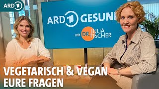 Vegan und vegetarisch Gesunder Fleischersatz aus Tofu Seitan Soja  Dr Julia Fischer  ARD Gesund [upl. by Derdlim11]