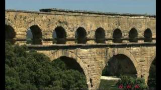 Pont du Gard Roman Aqueduct UNESCONHK [upl. by Retla]