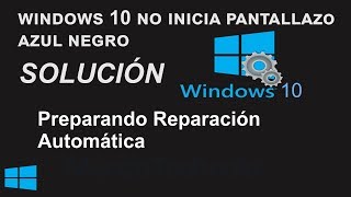 REPARAR Windows 10 no inicia sale Reparación automática Restableciendo este PC no me entra a windows [upl. by Ahseniuq]