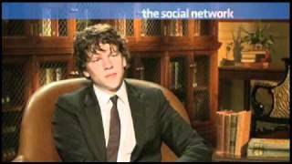 Jesse Eisenberg The Social Network Interview [upl. by Nrevel578]