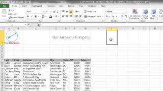 How to Design and Format an Excel Spreadsheet [upl. by Annagroeg]