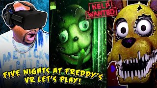 FINALLY PLAY FIVE NIGHTS AT FREDDYS VR HELP WANTED [upl. by Ynavoeg]