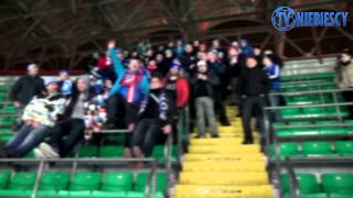 Kibice Ruchu na Milan  Atletico i wzajemne pozdrowienia 19022014 r [upl. by Danialah]