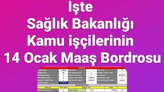 İşte Sağlık Bakanlığı Kamu işçilerinin 14 Şubat 2024 Zamlı Maaş Bordrosu [upl. by Alle]