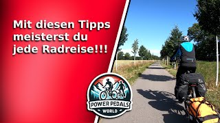 Radreisen leicht gemacht mit dem EBike ins Abenteuer 5 Tipps zum Erfolg [upl. by Aeniah]