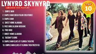 lynyrd skynyrd 2024 MIX  Top 10 Best Songs  Greatest Hits  Full Album [upl. by Westlund]