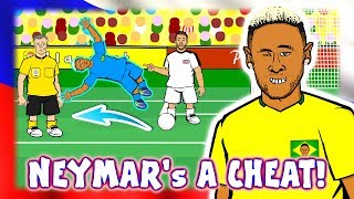 😠NEYMARs A CHEAT😠 Neymar Dive Brazil vs Costa Rica 20 Penalty VAR Goal Highlights [upl. by Ajiat]