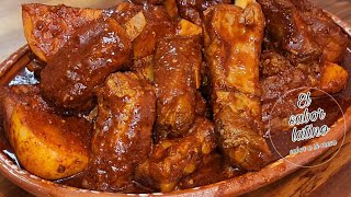 🔴¡Las Mejores Costillas de Puerco En Salsa Tlaquepaque🌶🌶Riquisimas🔥 [upl. by Dunn]