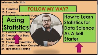 How to Learn Statistics for Data Science As A Self Starter Follow My Way [upl. by Jerome]