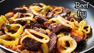 Beef fry Sri lankan style  Beef fry  Beef recipe  Shahee Lanka [upl. by Aleron615]