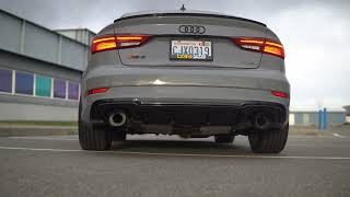 Audi RS3  BEST SOUNDING Exhaust  485 Designs [upl. by Bergmann]