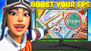 How To BOOST Your FPS in Fortnite HUGE FPS BOOST 😍 [upl. by Ahseela115]