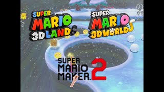 Super Mario 3D LandWorld  Snow LandSnowball Park Ultimate Mashup [upl. by Netnerb]