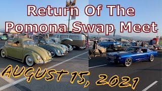 Pomona Swap Meet Returns  Checking Out The Classic Car Show [upl. by Urial]