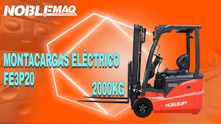 🚨 Montacargas Eléctrico 2000 KG FE3D20  Noblemaq [upl. by Bodi488]