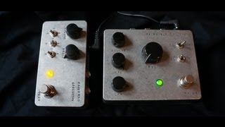 Fairfield Circuitry  Unpleasant Surprise into Randys Revenge Fuzz Ring Modulator [upl. by Drarehs517]