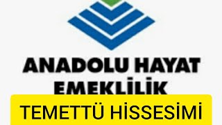 ANADOLU HAYAT EMEKLİLİKTEMETTÜ HİSSESİMİANHYT [upl. by Nrojb]