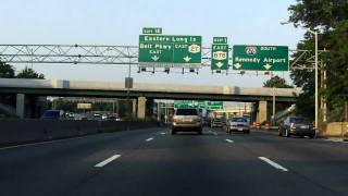 Van Wyck Expressway Interstate 678 Exits 7 to A southbound [upl. by Awahsoj]