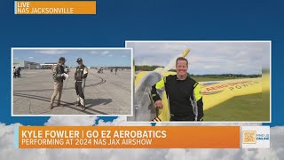 Speaking with Kyle Fowler of Go EZ Aerobatics ahead of his performance at 2024 NAS Jax Air Show [upl. by Stimson]