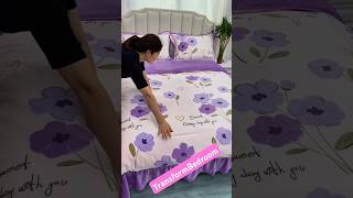 Transform Your Bedroom Thickened Milk Velvet Bedding Set mattresscoversheet beddingset [upl. by Ettelegna]