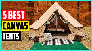 The 5 Best Canvas Tents 2021 [upl. by Anial518]