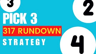 Pick 3 New York  317 Rundown Strategy [upl. by Jenkins835]