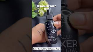 Testing Swiss Beautys Natural Makeup Fixer  Swiss Beauty Cosmetics makeupreview shorts [upl. by Longerich13]