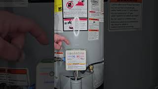 Gas Water Heater Thermostat Control IntelliVent Valve repair [upl. by Kolnick512]