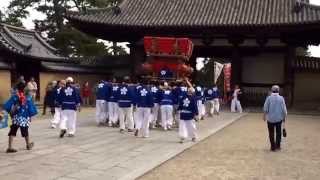 2014 奈良 法隆寺 斑鳩の里 秋祭り 斑鳩神社 ③ [upl. by Barcroft]