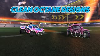 15 Rocket League Clean Octane Designs [upl. by Alehs772]