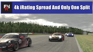 4k iRating Spread In One Split  Fixed Porsche Cup  Barber Motorsports Park  Porsche 911 GT3 Cup [upl. by Shauna194]