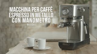 Macchina da caffè  Espresso Moderna  Ariete 1381  Rosso [upl. by Benilda]