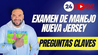 EXAMEN TEORICO DE MANEJO NEW JERSEY 2024 I Aprobarás con estas preguntas 24 [upl. by Nylorac]