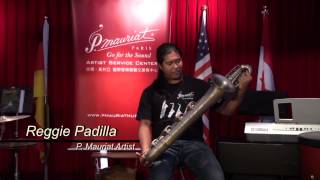 Reggie Padilla  PMauriat Baritone Saxophone PMB300DK [upl. by Onailil]