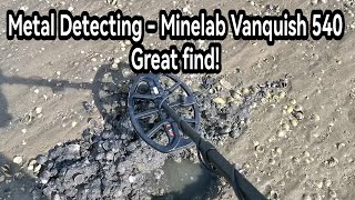 Minelab Vanquish 540 Metal Detecting  Mangawhai Heads [upl. by Ahseila685]