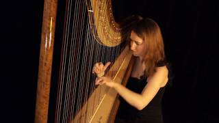 Toccata Guillaume Connesson  Maia Darme Solo Harp [upl. by Mihe]