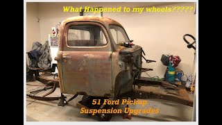 Modernizing a 1951 Ford Suspension to RackampPinion IFS Part 1 [upl. by Dearman693]