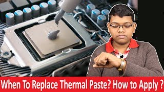 When to Replace Thermal Paste How to apply Thermal Paste On CPU Types of Thermal Paste in Hindi [upl. by Selena687]