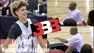 LaVar Ball makes LaMelo Ball Take a Seat On the Court😂😂 [upl. by Elmaleh]