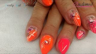 Ongle en gel quotRemplissage polygel et nouvelle formule gel néon hyper pigmenter avec ONGLEMODquot [upl. by Savell]