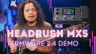 Headrush MX5  Firmware Update 24 new Amp and Pedals [upl. by Lindner]